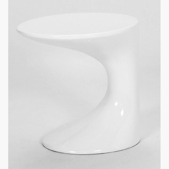 Wilcox High Gloss Fibre Glass Lamp Table in Multiple Finishes
